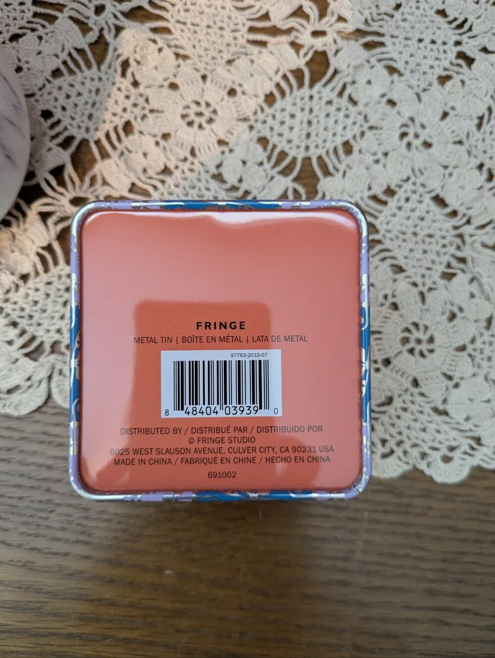 3/$12💚Small Decorative Metal Tin